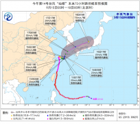 中央气象台9月15日06时继续发布台风蓝色预警