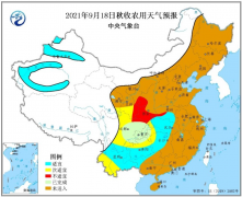 秋收向北向东陆续推进 华西较强秋雨不利秋收