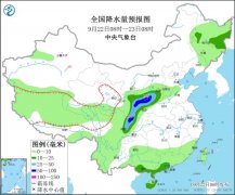 陕西华北黄淮有一次较强降水过程