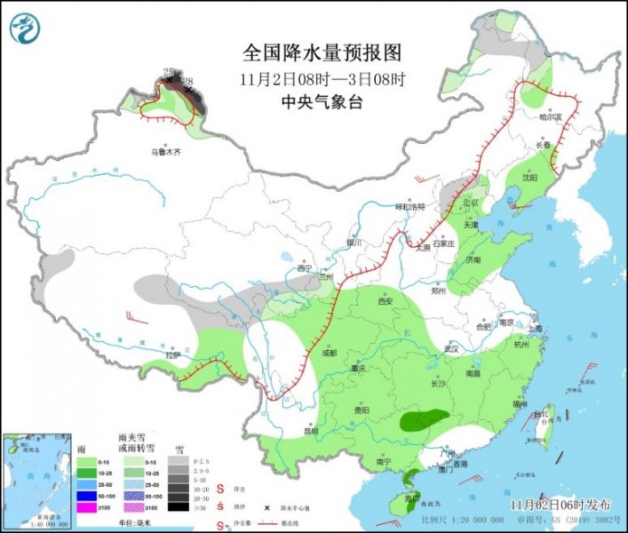 又来！冷空气4日起携雨雪大风强势来袭 南方阴雨“天天见”