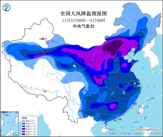 我国大部将经历“断崖式”降温 北方多地迎今冬初雪