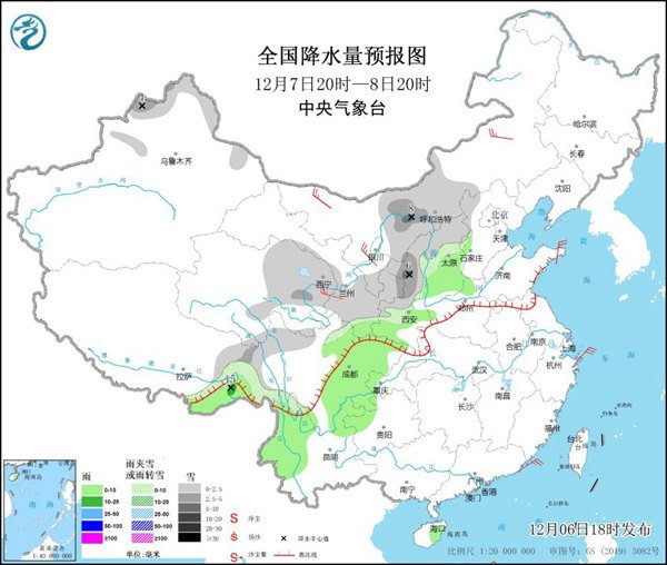 北方较大范围雨雪来了！