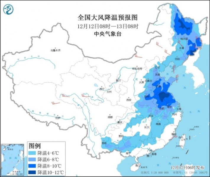 冷空气将继续影响中东部地区