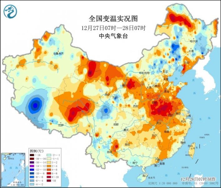 低温预警解除 南方气温将缓步回升 