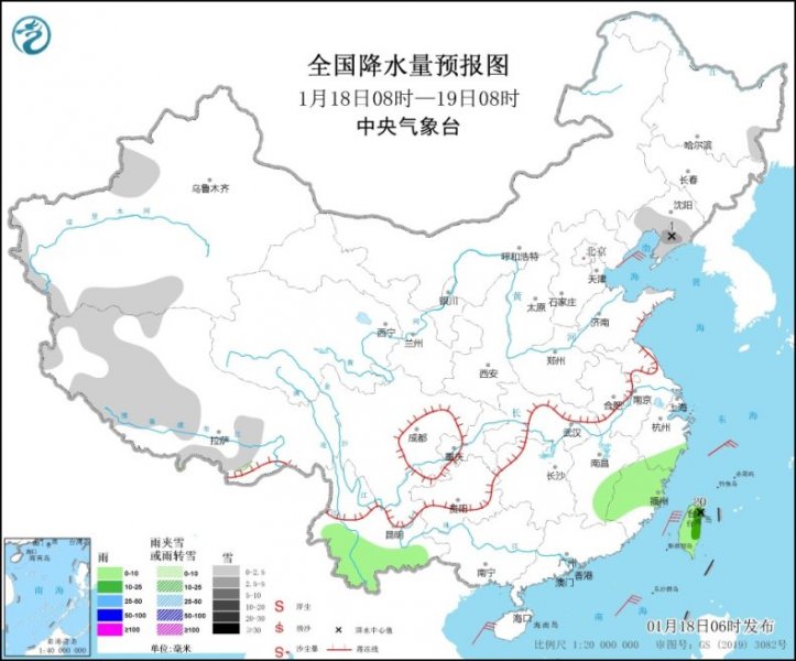 中东部将有雨雪天气 湖南湖北等地有大雾 