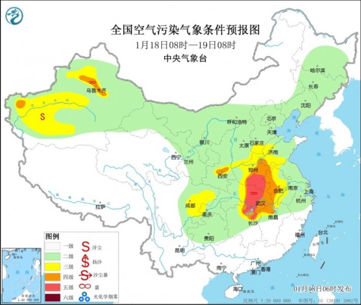 全国大部地区大气扩散条件总体较好 