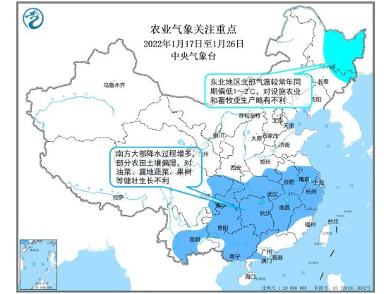 南方大部降水增多 需加强田管谨防农田湿渍害 