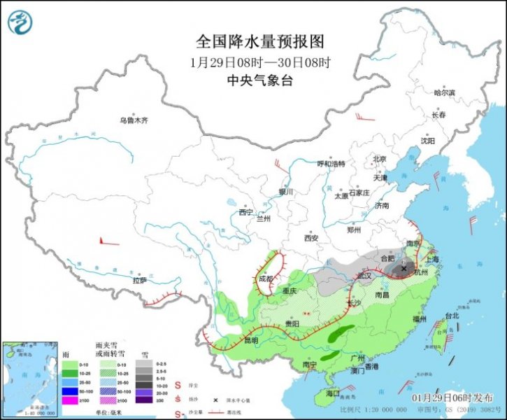 雨雪不断 未来南方仍多阴雨雪天气 
