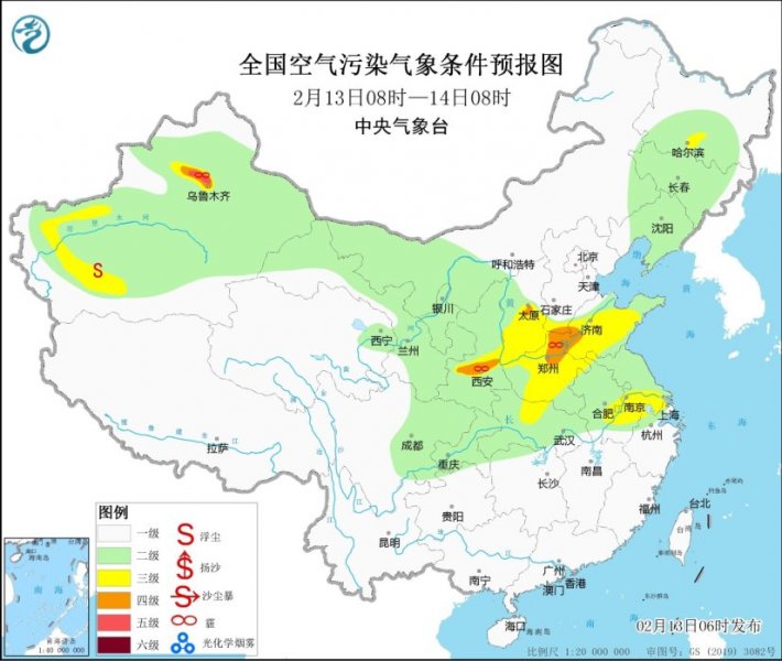华北南部等地大气扩散条件逐渐转好