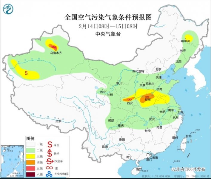 全国大部分地区大气扩散条件较好 