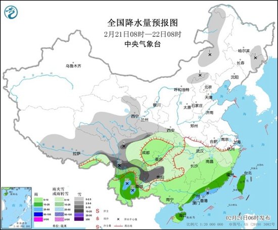 湿冷攻击！江南华南大范围降雨持续 大部气温偏低超5℃ 