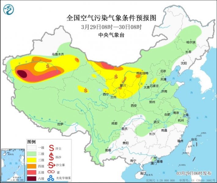 西北地区多沙尘天气