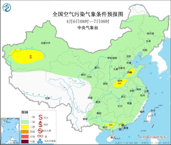 未来一周 全国大部地区大气扩散条件较好