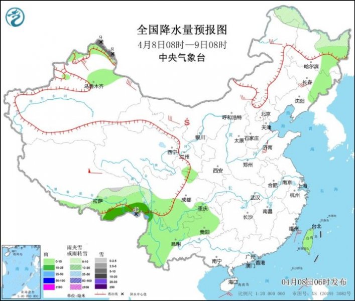 西南地区仍多阴雨 长江以北大部地区暖意融融 
