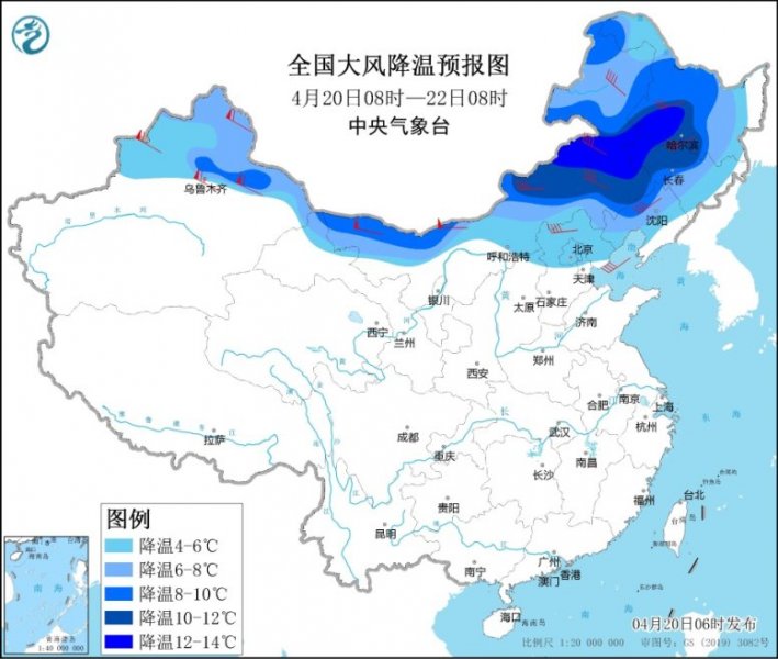冷空气影响内蒙古东北等地 东北地区将有明显降水 