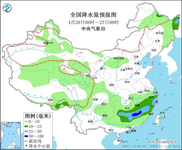 南方强降雨范围缩减北方有沙尘 冷空气活跃气温又起伏