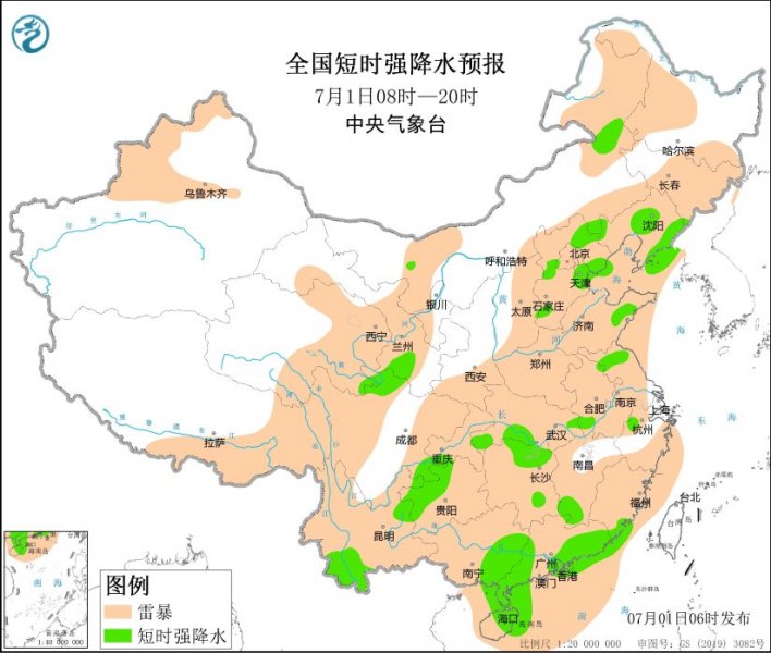 山东江苏四川等地将有强对流天气