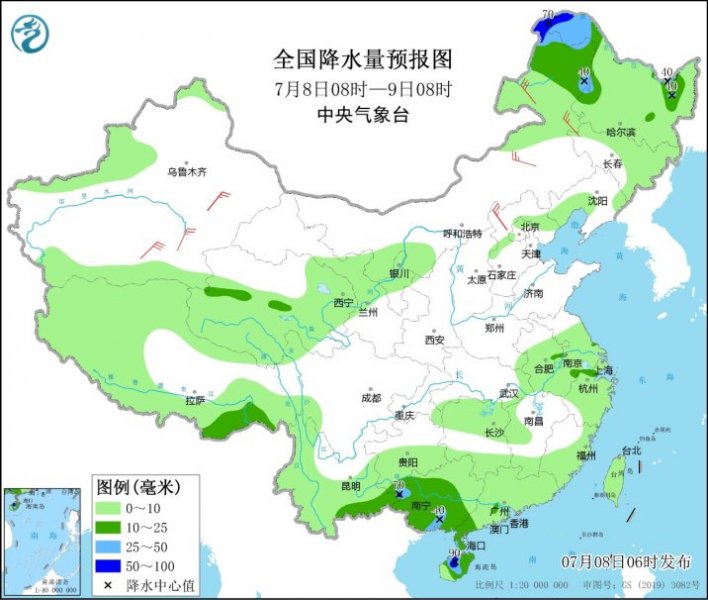 周末陕晋冀鲁等地有降雨 长江中下游等地持续高温晴热