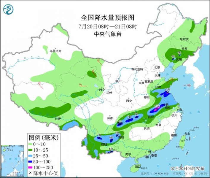 未来三天雨带逐渐北抬 7月下旬南方暑热难消