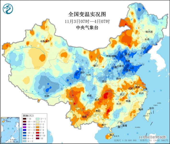 未来三天全国降雨较弱 北方地区早晚温差大