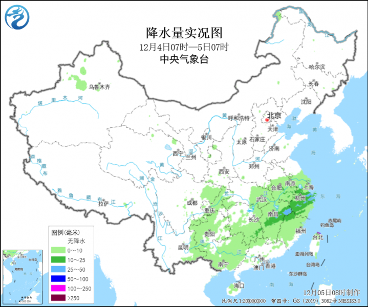 本周全国大部地区雨水稀少 南方地区气温将缓慢回升