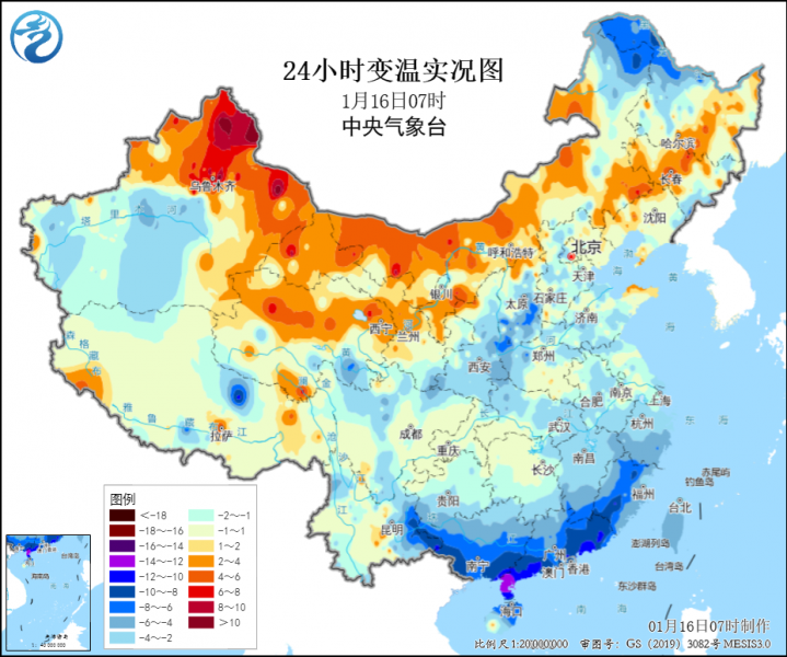 寒潮影响基本结束未来仍多冷空气活动  内蒙古甘肃宁夏等地沙尘起