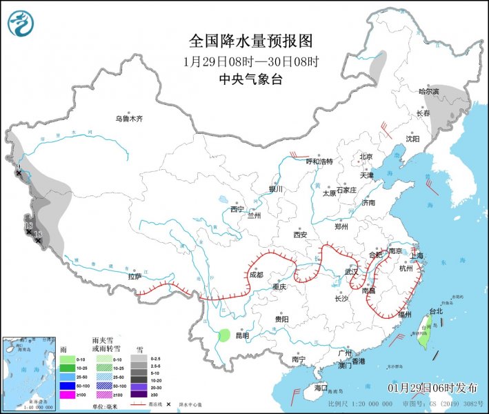 未来三天全国大部地区雨少气温回升 步入2月后南方雨水将增多