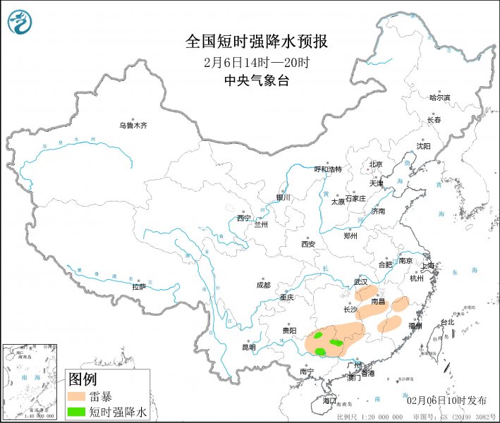 江西湖南广西等地将有对流性天气
