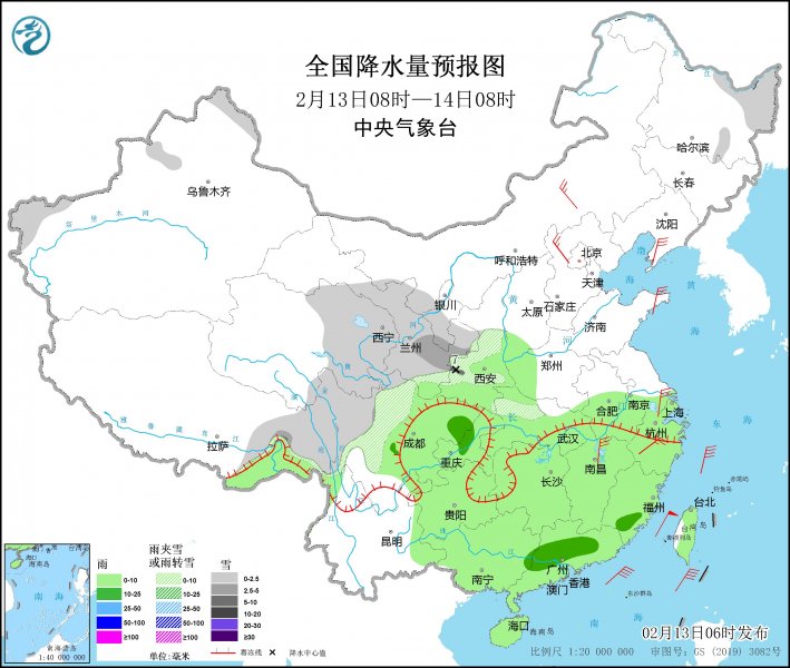 明天起我国降水范围将大幅缩减 西北及江南华南气温下降