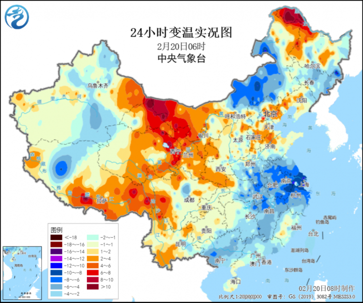 西南地区及甘肃陕西等地多雨雪 南方大部气温偏低