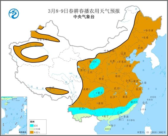 未来一周春播气象条件总体较好 10-12日冷空气对春播影响有限