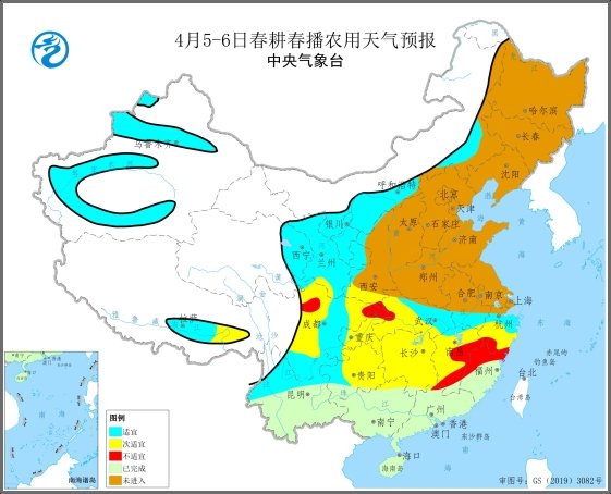 未来一周农区大部春播天气较好 江南抓住降雨间歇加紧早稻播种