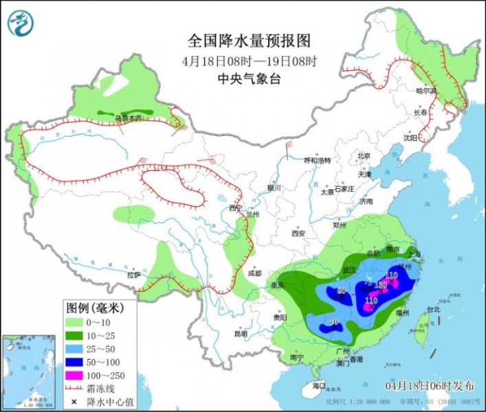 南方降雨进入最强时段 强冷空气自西向东影响我国
