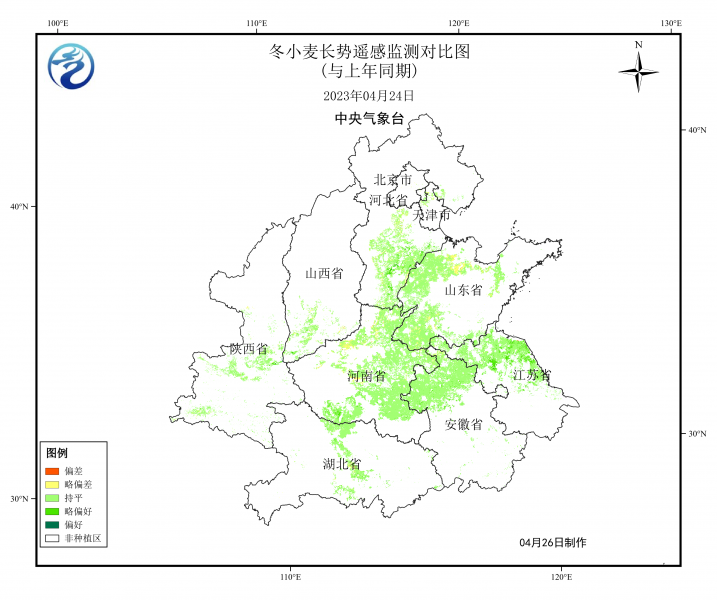 未来10天北方麦区气温偏低 冬小麦生长发育放缓