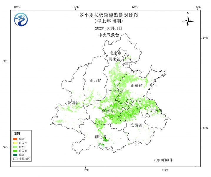 未来10天麦区大部有降水 注意防范局地短时农田渍涝和病虫害