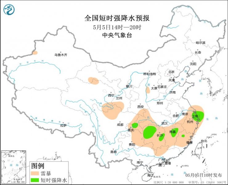 贵州重庆湖南江西等地将有强对流天气