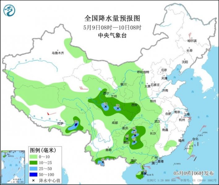 10日至13日华南将迎新一轮较强降雨 需加强防范暴雨次生灾害