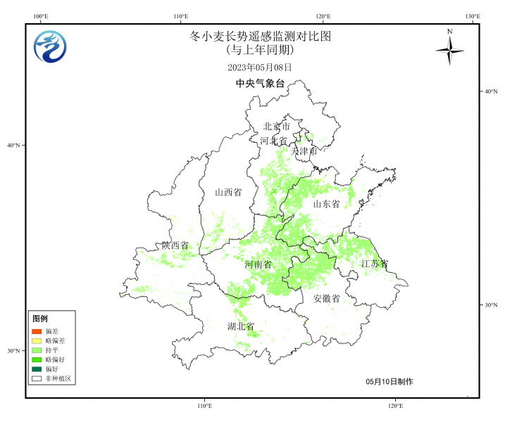 未来10天冬麦区大部天气晴好 利于小麦灌浆