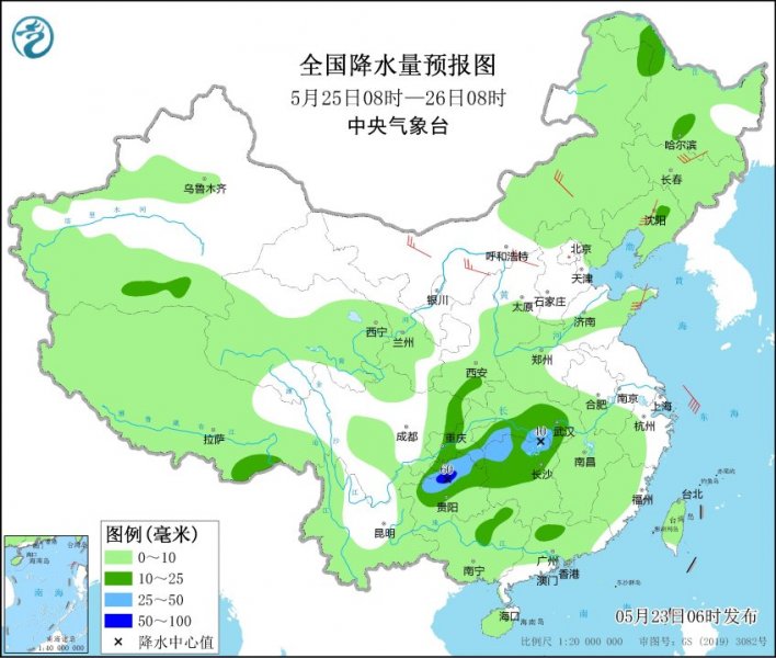 26-28日黄淮南部等地有较强降水 注意提前抢收已成熟小麦