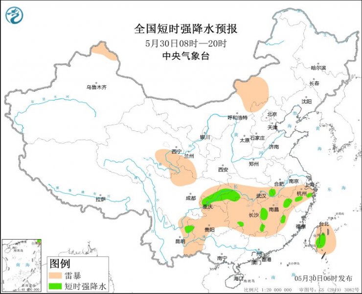 内蒙古重庆江西等地将有强对流天气