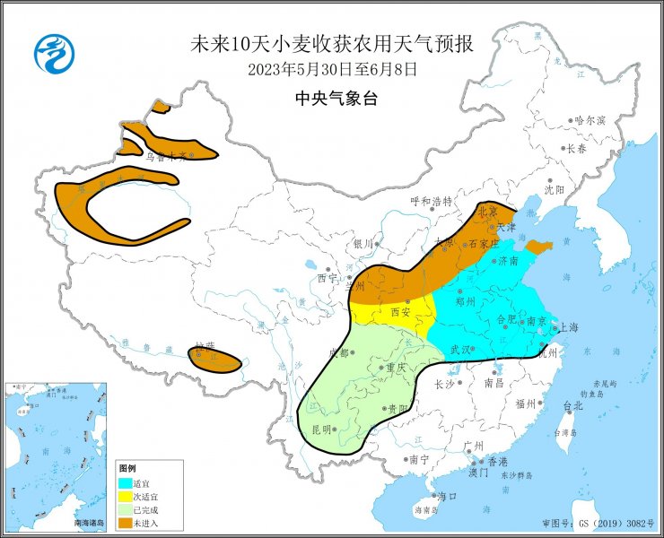 未来10天冬麦区天气转好 成熟区注意抢收小麦
