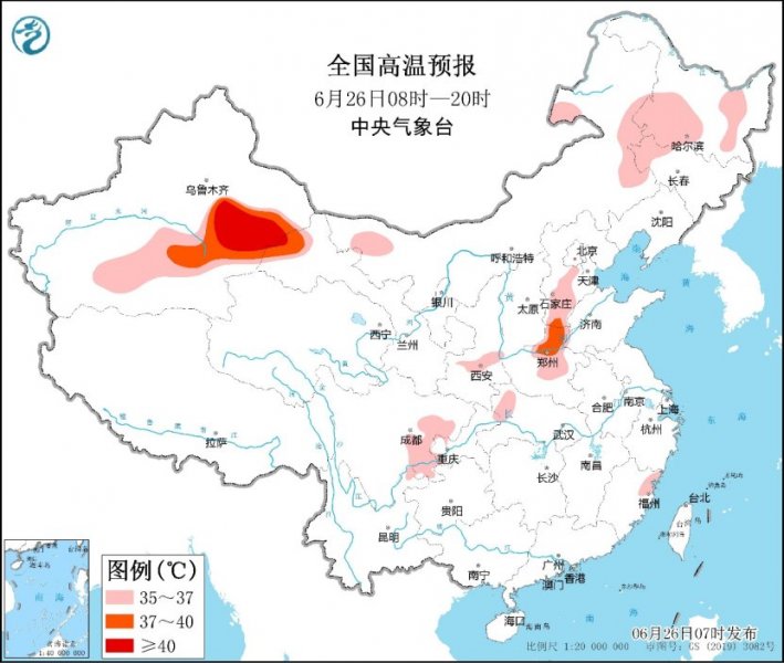 高温降雨今日暂缓 明起华北高温卷土重来 新一轮降雨过程上线