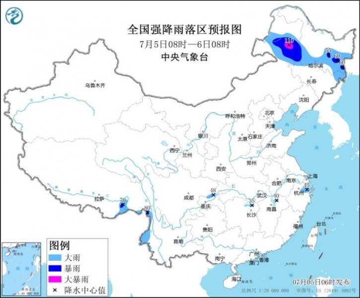 本周内东北地区内蒙古多降雨 华北黄淮等地开启持续性高温天气