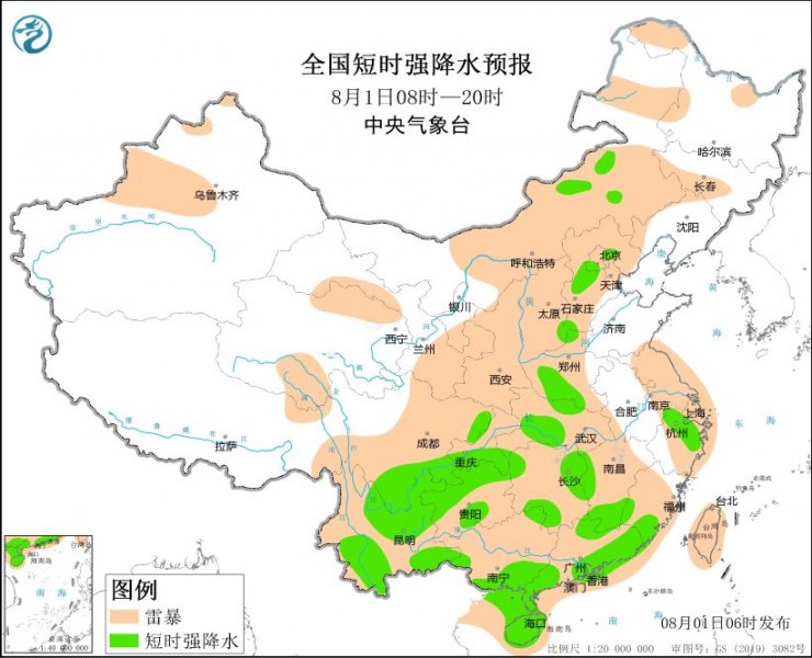 四川重庆云南贵州等地将有强对流天气