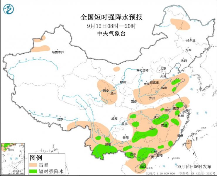 湖南江西云南广西等地将有强对流天气