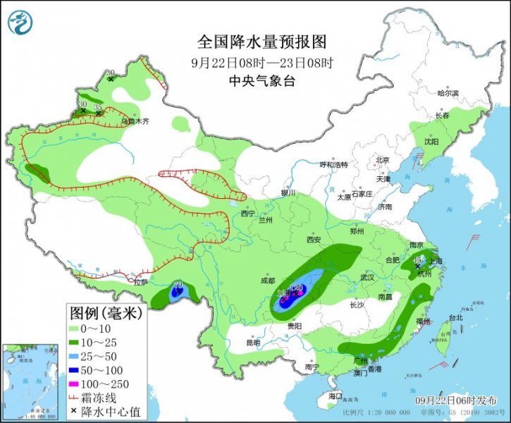 华西降雨频繁 未来三天重庆四川等地将有持续性降雨