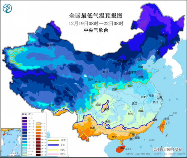 全国大部气温仍被压制偏低 山东半岛需警惕冷流暴雪