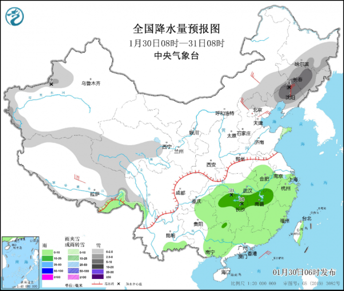 今天东北等地有降雪天气 明起中东部大范围雨雪开启