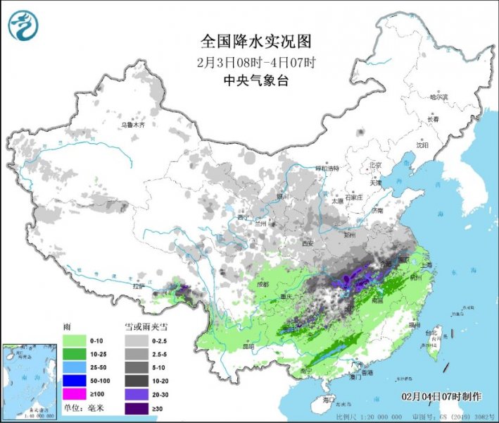 今天安徽江苏山东等地降雪强 贵州湖北湖南等地有冻雨