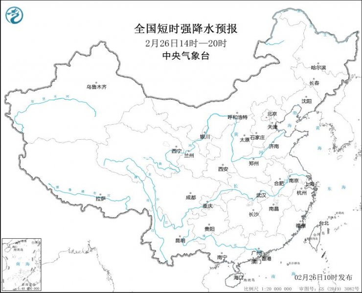 全国无明显强对流天气